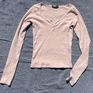 brandy melville pink long sleeve